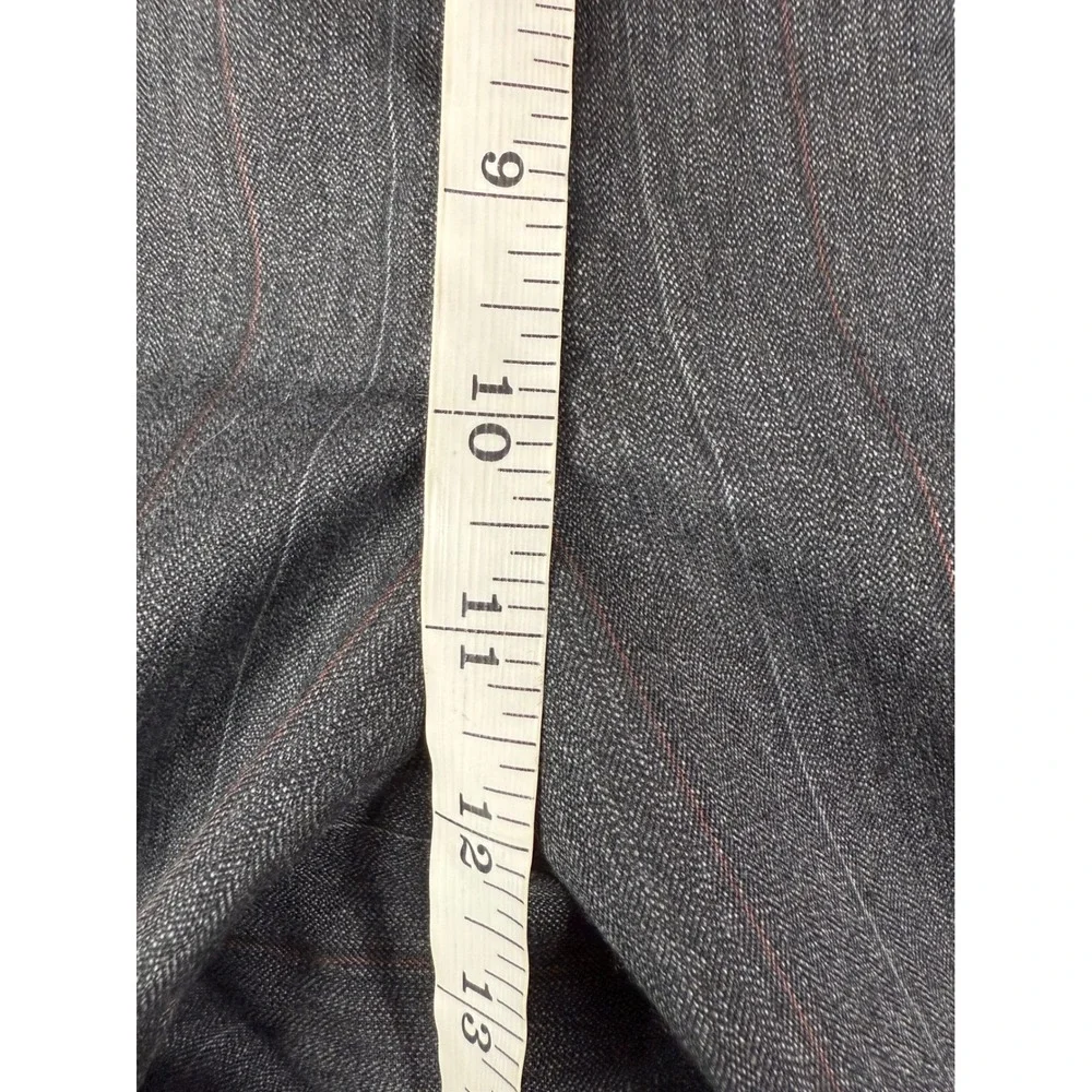 Christian Dior Monsieur Vintage Gray Pinstripe Wool Suit Blazer 44L Pants 36x31‎